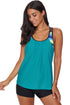 Print Insert Racerback Tankini Set